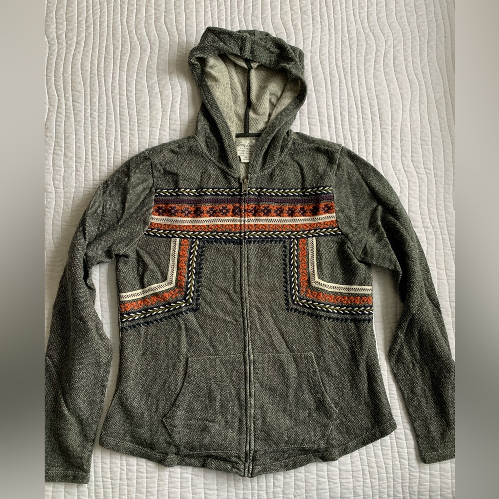 Lucky Brand Embroidered Sweatshirt